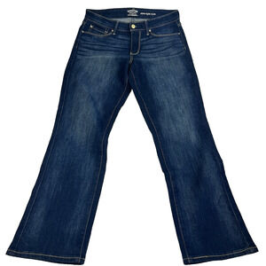 Levi Strauss Signature Bootcut Jeans Womens 28x32 Dark Wash